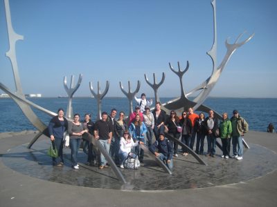 3F50 class with Reykjavik sculpture