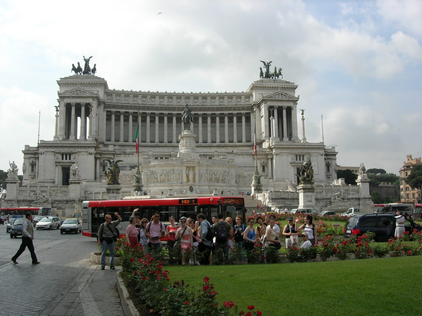 Arriving in Rome
