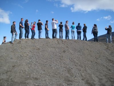 Exploring the barren interior of Iceland