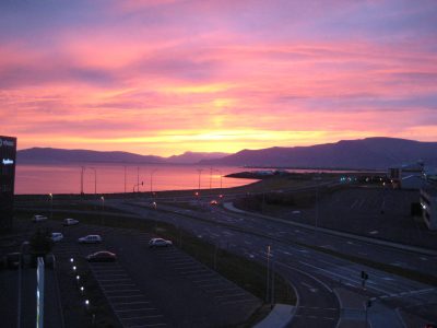 Nightless summer in Iceland