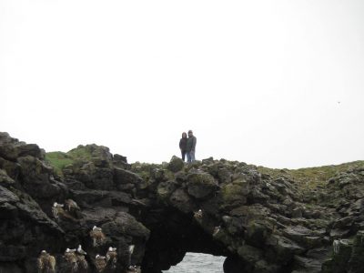 Rock formations at Hellnar