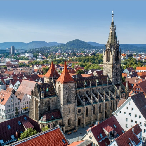ESB Reutlingen University - logo and Reutlingen germany