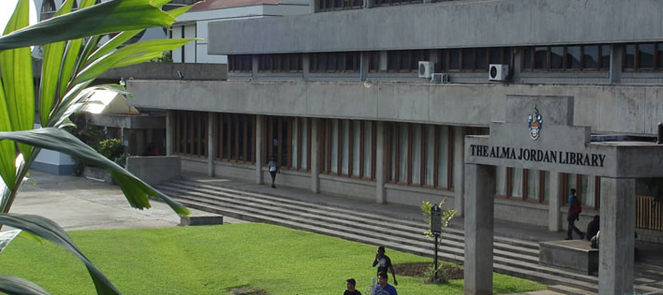 The library at University of the West Indies St. Augustine Campus.
