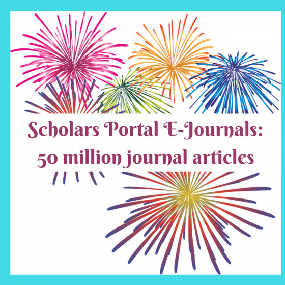 Scholars Portal E Journals Milestone Brock University Library