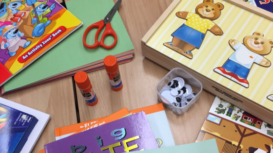 Children's crafting supplies