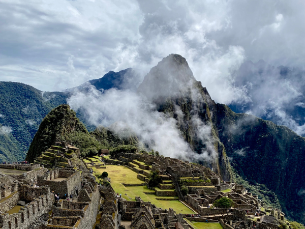 Aerial photo of Machu Picchu, Peru