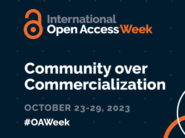 a textual image reading Community over Commercialization