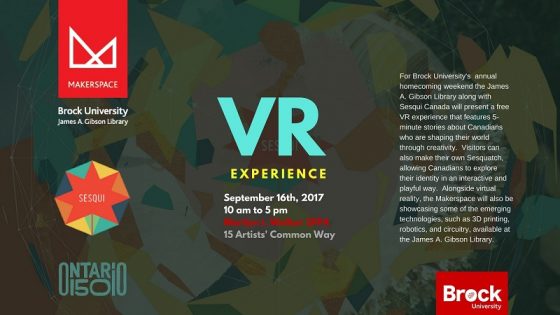 Virtual Reality Experience at Homecoming MIWSFPA September 16th, 10-5