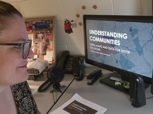 Sharon Janzen, Maps, GIS & Geospatial Data Specialist 