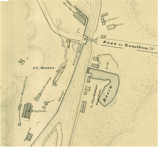 Welland Canal Survey Map c1860