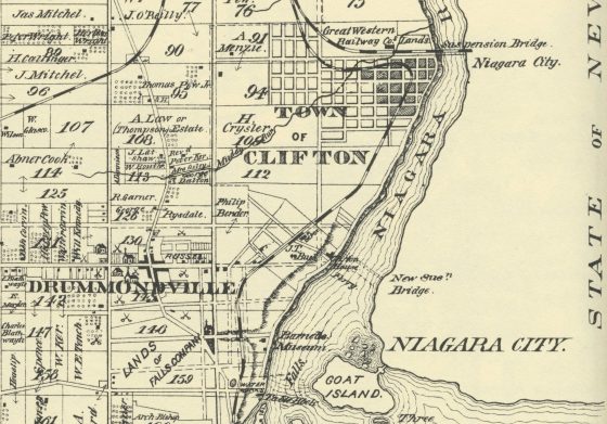 Map including Clifton