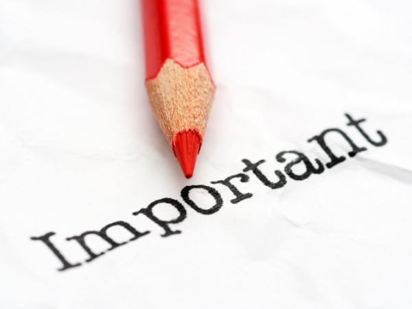 Image of the word Important