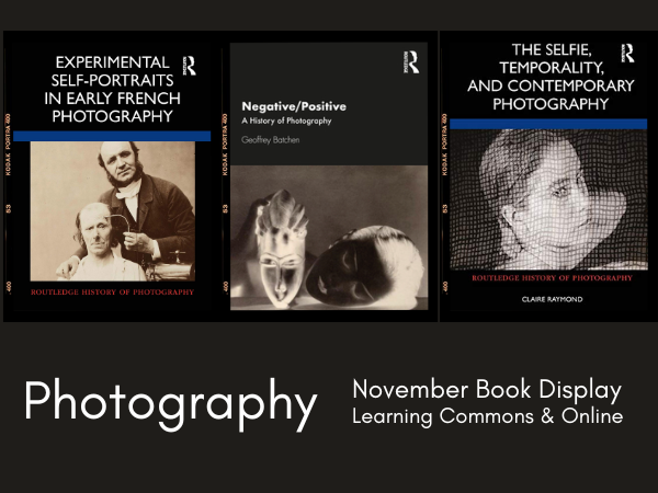 Cover images from the Photography Virtual Book Display