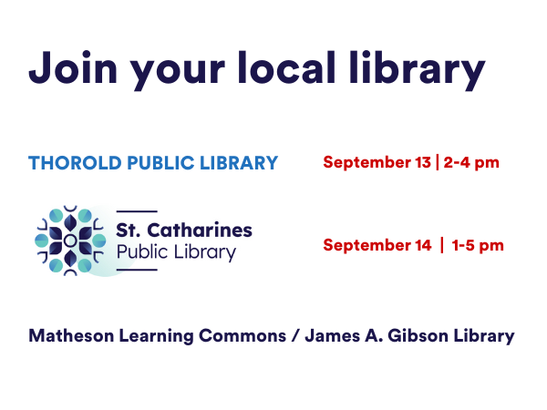 text and branding representing the Thorold and St. Catharines Public Libraries