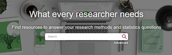 Sage Research Methods Online search box