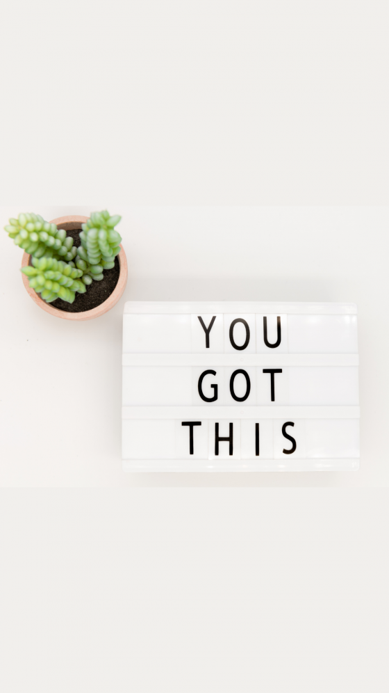 "You got this" motivational mobile phone wallpaper