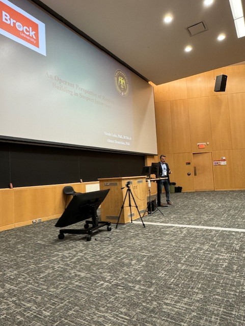 presenter at conference