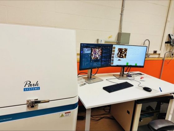 Park Systems AFM installed in Brock Physics labs