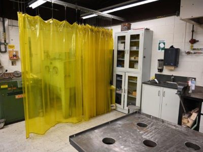 Welding area of the Machine Shop