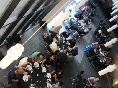 CCCG event photos - Overhead shot of pond inlet meal
