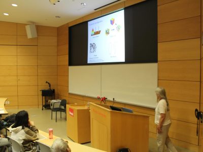 CCCG event photos - lecture hall presentation