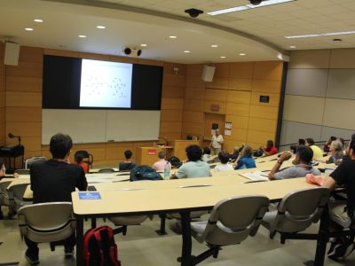 CCCG event photos - lecture hall with group attendees