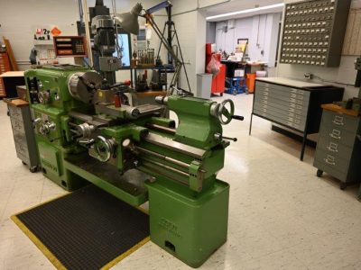Ferro lathe in the machine shop