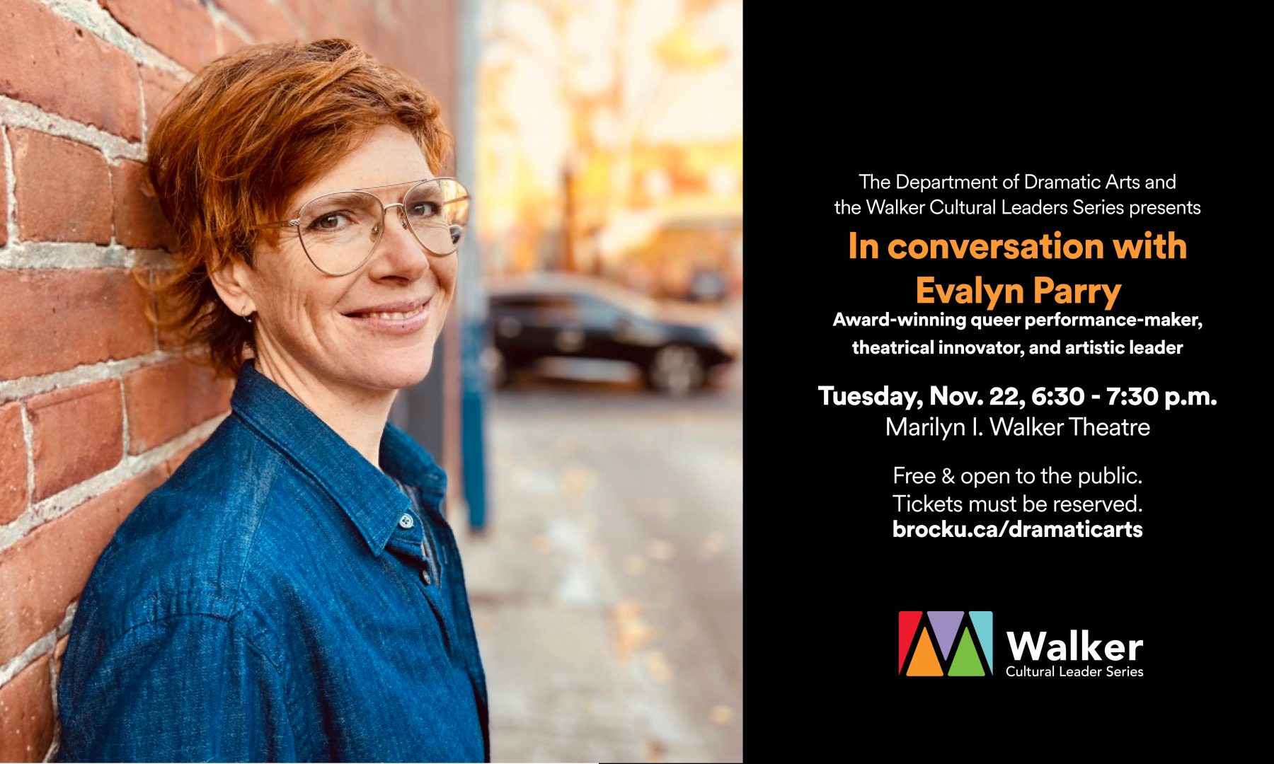 In Conversation with Evalyn Parry poster