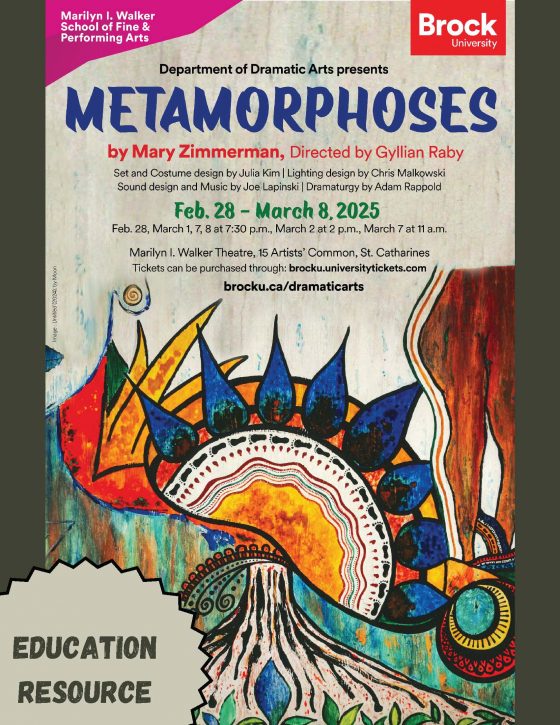 Cover image of Metamorphoses Educational Resource guide