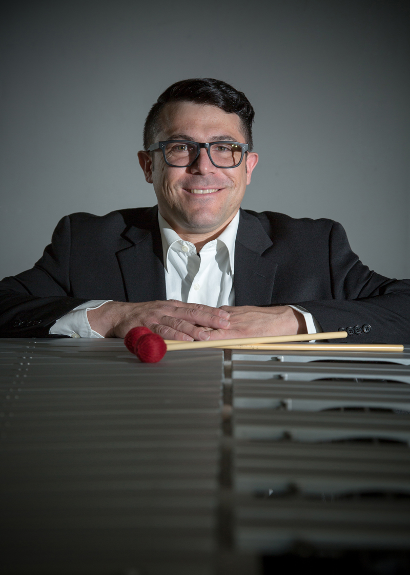 Percussionist Devon Fornelli