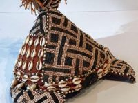 Photo of artifact included in the exhibit Voix du milieu / Voices in-between