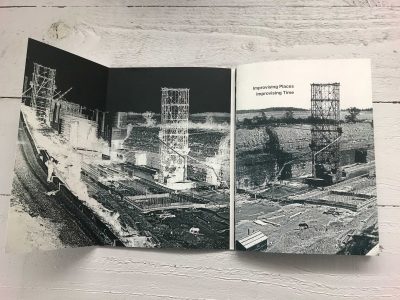 Booklet spread titled 