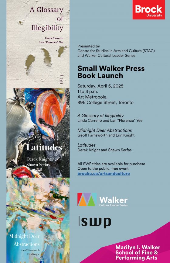 Poster for SWP book launch with cover images of three SWP books