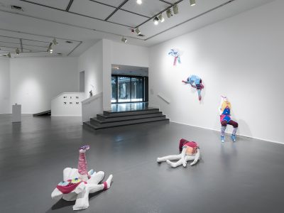 interior view of a an art installation