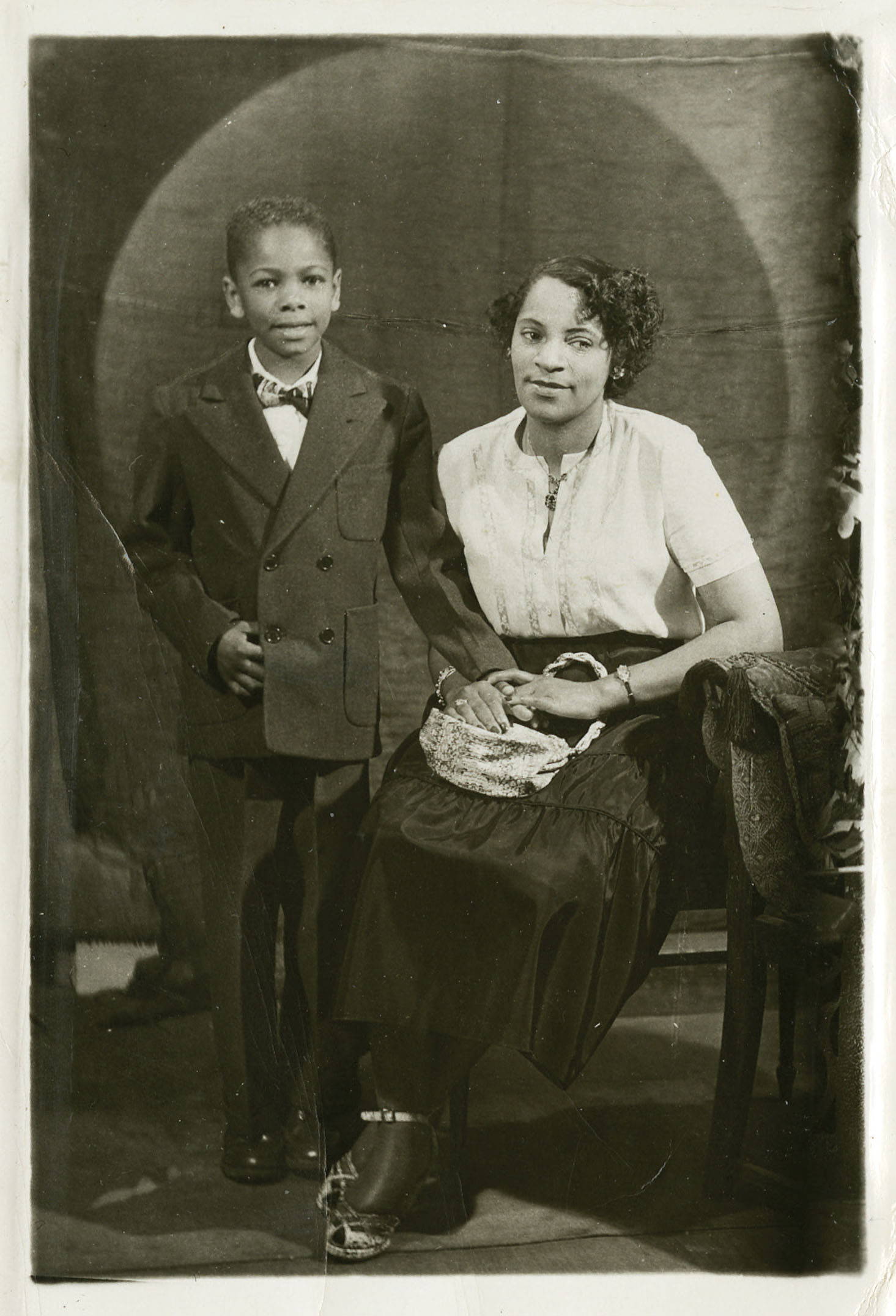 William Bell and Grandma, from the Bell-Sloman Collection of the James Gibson Library, Brock University