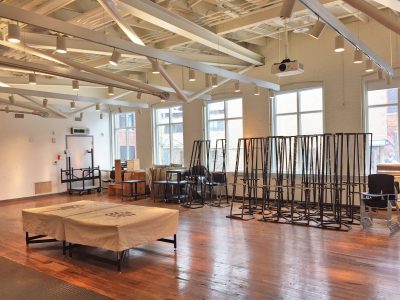 interior view of MW406 drawing studio