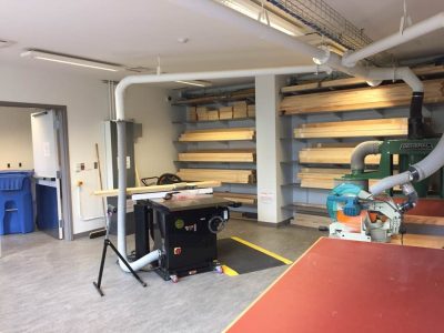 interior view of the MW411a Visa Woodshop