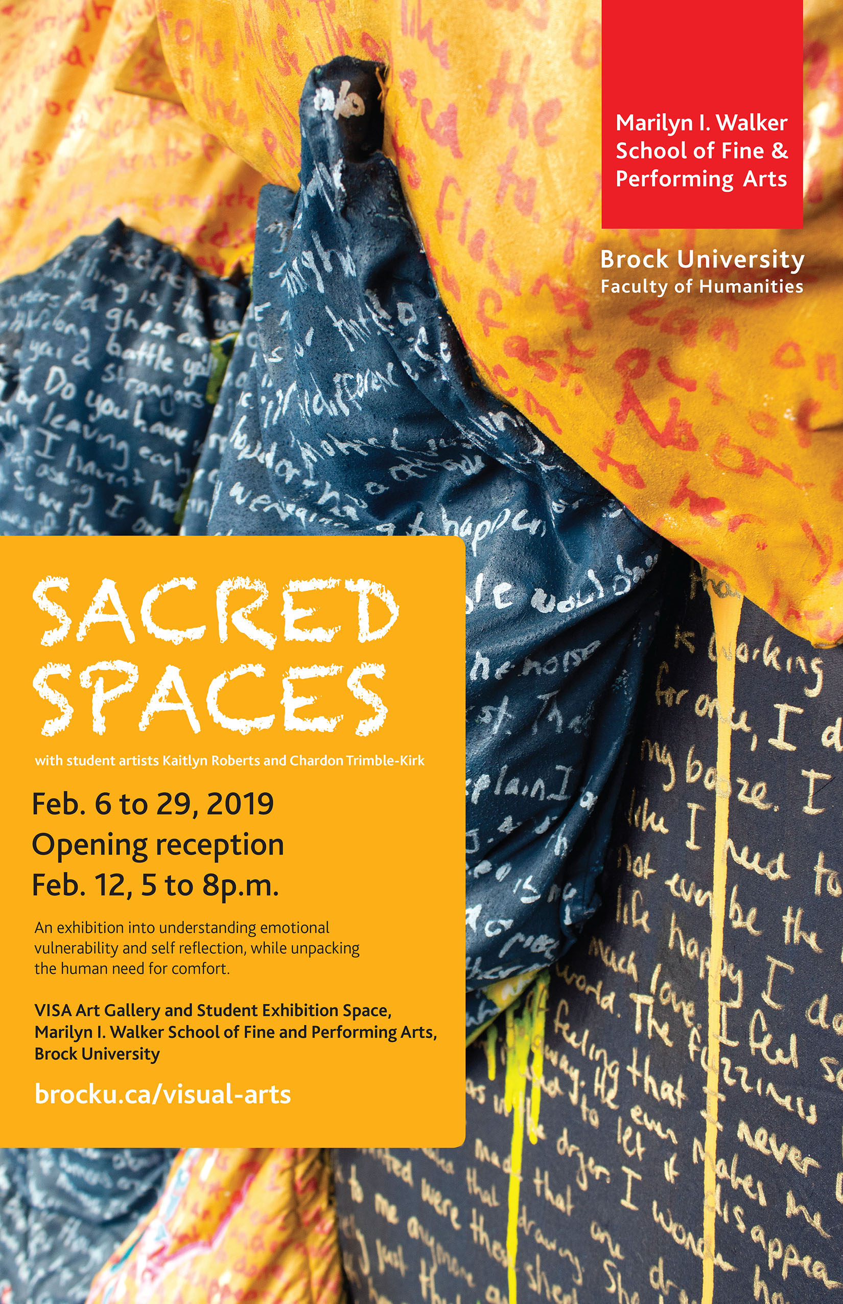 VISA Sacred Spaces poster