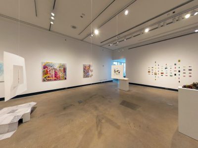 Interior view of VISA art gallery