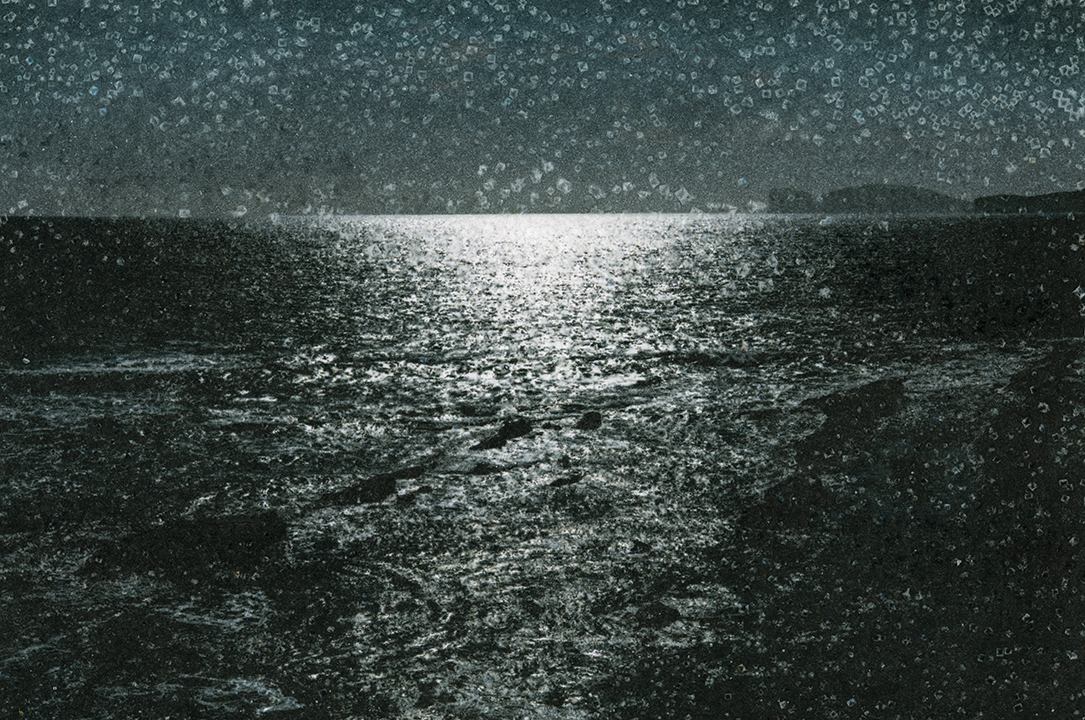 artwork painting of sea