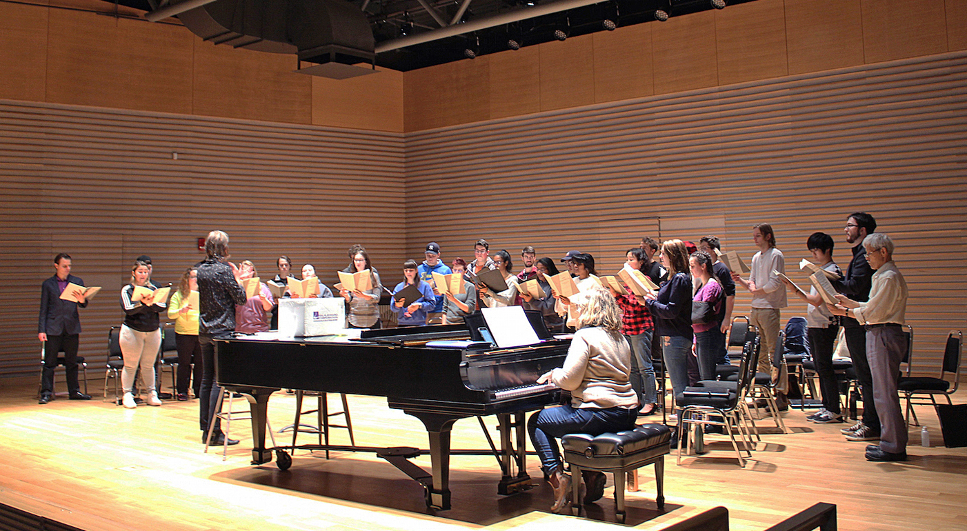 Brock Choir in performance