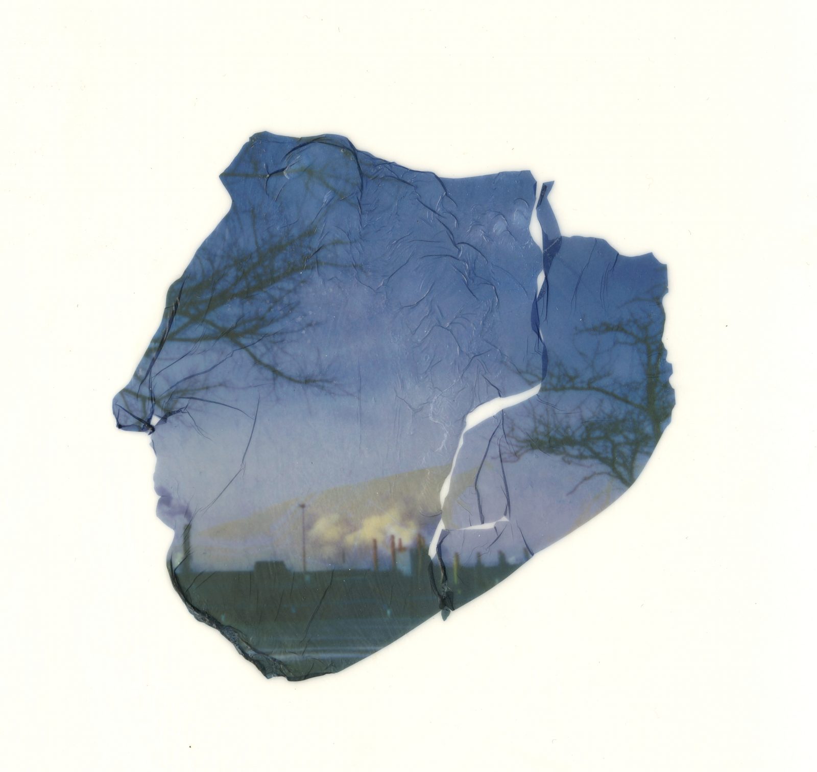 Grand-Maman,” a Polaroid emulsion on mylar image by student artist Charelle St-Aubin