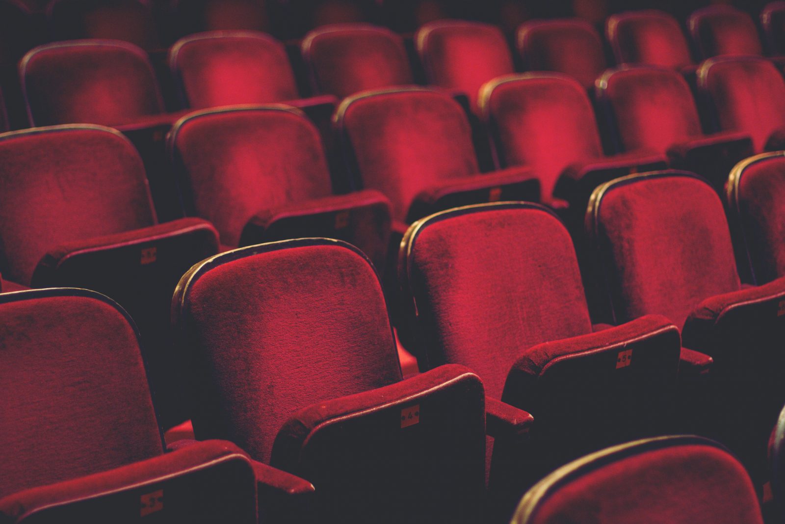 Red velvet theatre seats