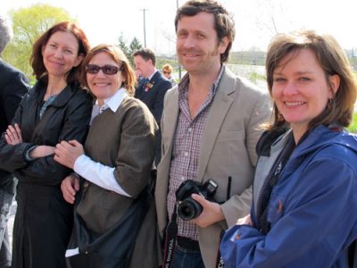 Marlene Moser, Gyllian Raby, David Fancy and Danielle Wilson
