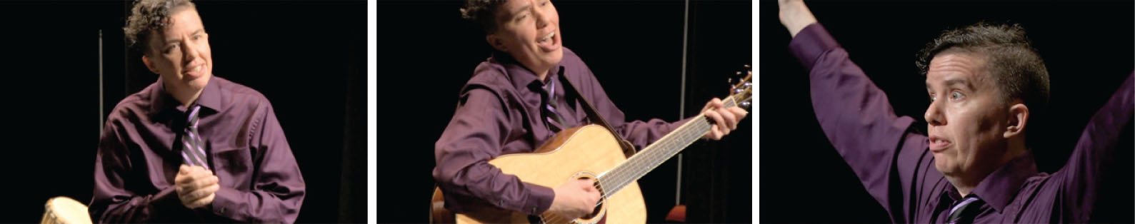 Dr. Kerr Mesner with guitar