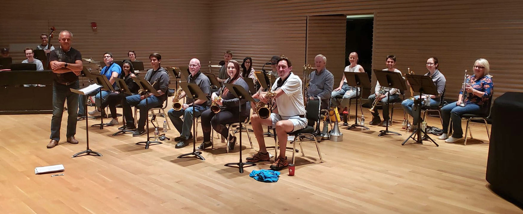 Jazz Ensemble First Rehearsal