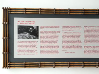 The tree of learning by Marilyn Walker framed page