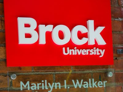 Marilyn I Walker School of performing arts building sign