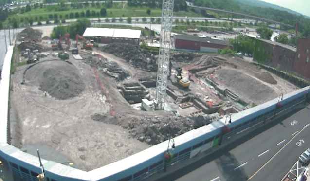 A screen shot from the PAC webcam