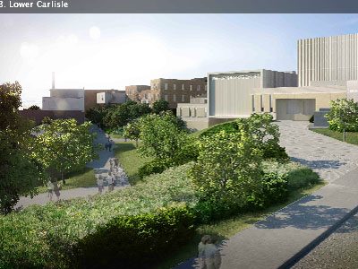 PAC: exterior view, Lower Carlisle